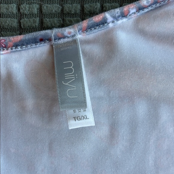 Paisley Velour Sleep Chemise - Picture 4 of 7